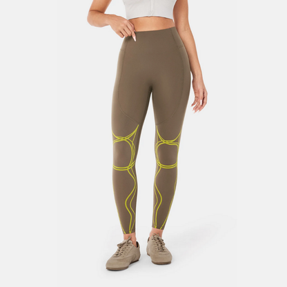 LEGGING BODYSCULPT THERMORÉGULANT 2-EN-1 - BEIGE MINÉRAL