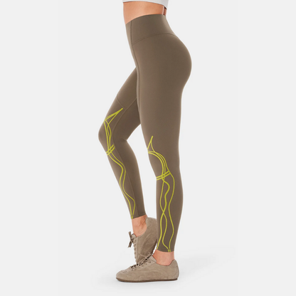 LEGGING BODYSCULPT THERMORÉGULANT 2-EN-1 - BEIGE MINÉRAL