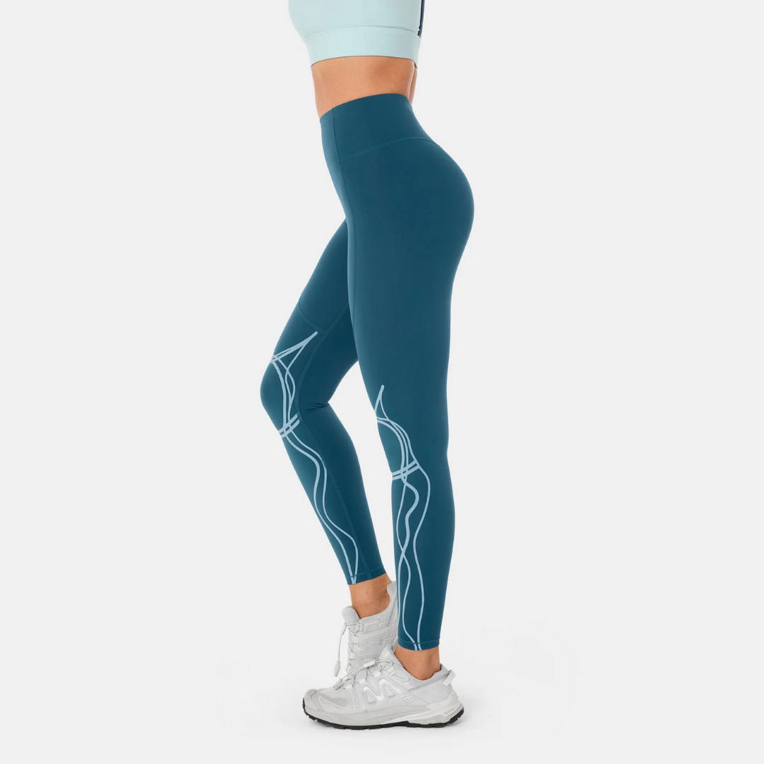 Legging Sculptant Thermorégulant 2-en-1 - Bleu profond