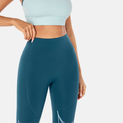 LEGGING BODYSCULPT THERMORÉGULANT 2-EN-1 - BLEU PROFOND